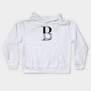 Mermaid Monogram B Kids Hoodie